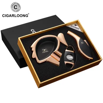 CIGARLOONG Cigar Ashtray Sets Large capacity ashtray with portable cigar cutter and cigar lighter christmas Gift luxury CQ-01
CIGARLOONG Cigar Ashtray Sets Large capacity ashtray with portable cigar cutter and cigar lighter christmas Gift luxury CQ-01