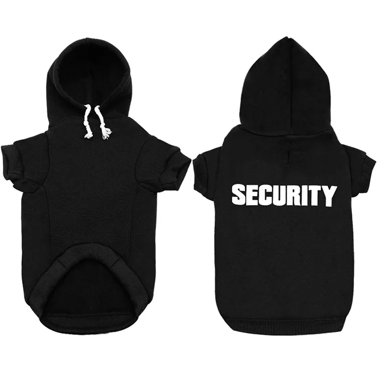 Security Dog Clothes Classic Pet Dog Hoodies Clothes For Small Dog Autumn Coat Jacket for Teddy dog Chihuahua Puppy Clothing
Security Dog Clothes Classic Pet Dog Hoodies Clothes For Small Dog Autumn Coat Jacket for Teddy dog Chihuahua Puppy Clothing
