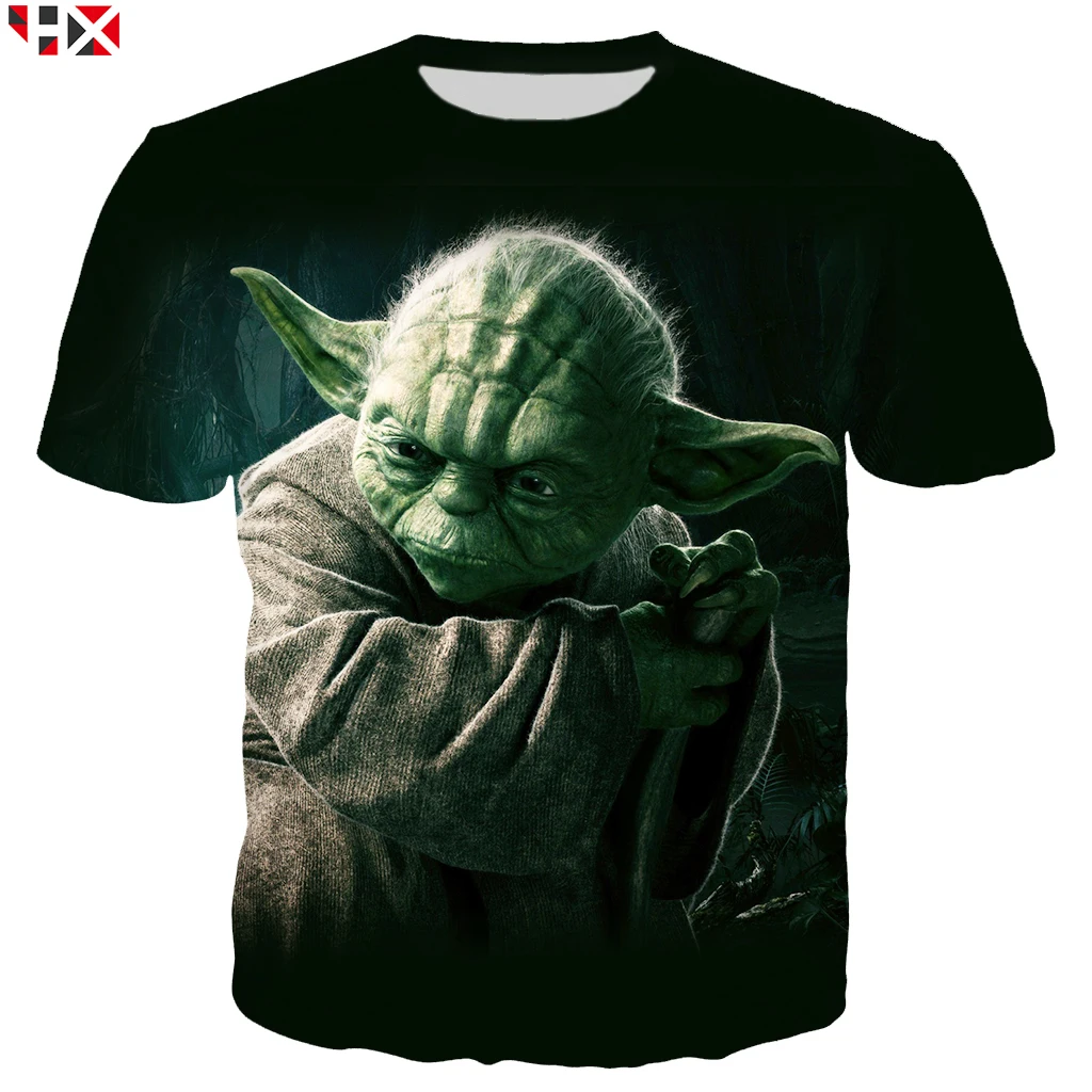 Summer Movie Master Yoda Star Wars Men T Shirt Short Sleeve 3D Printed T Shirts Men/women Hip Hop Streetwear Tops X50
Summer Movie Master Yoda Star Wars Men T Shirt Short Sleeve 3D Printed T Shirts Men/women Hip Hop Streetwear Tops X50
