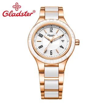 Gladster Luxury Brand Sapphire Glass Women Quartz Watch Diamond Jewelry Ceramic Female Clock Exquisite Ladies Dress Wristwatches
Gladster Luxury Brand Sapphire Glass Women Quartz Watch Diamond Jewelry Ceramic Female Clock Exquisite Ladies Dress Wristwatches