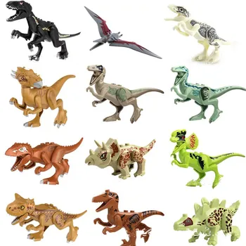 Jurassic Dinosaur Model Building Block Toy Figure Indoraptor Velociraptor Triceratop Indomirus T-Rex World Dinosaurios
Jurassic Dinosaur Model Building Block Toy Figure Indoraptor Velociraptor Triceratop Indomirus T-Rex World Dinosaurios