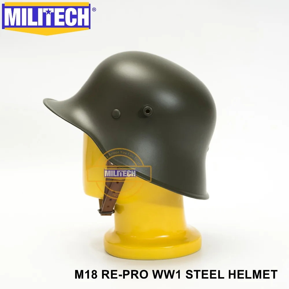 MILITECH мировая война один Оливер Драб зеленый OD немецкий M18 шлем WW1 Немецкий WWi