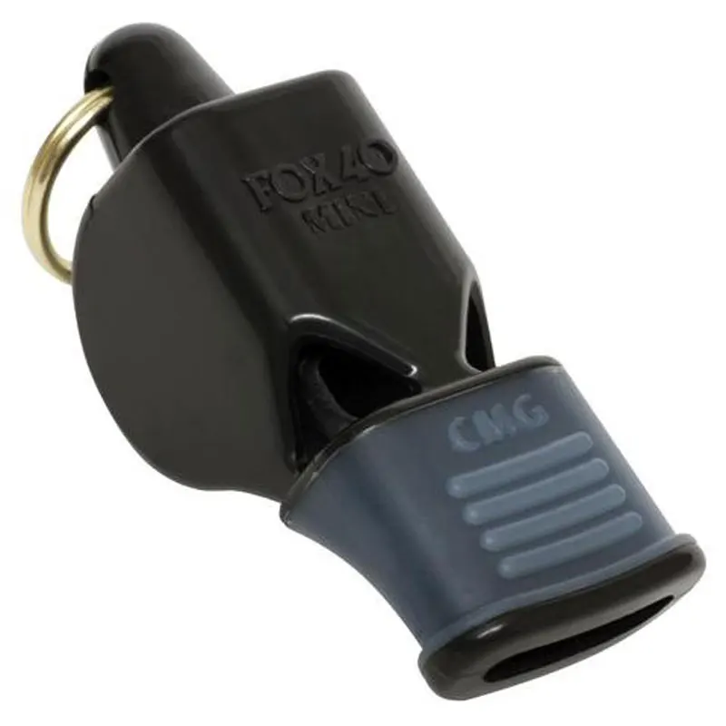 Fox 40 Mini CMG compact sized whistle with the addition of the patented Cushioned Mouth Grip.
Fox 40 Mini CMG compact sized whistle with the addition of the patented Cushioned Mouth Grip.