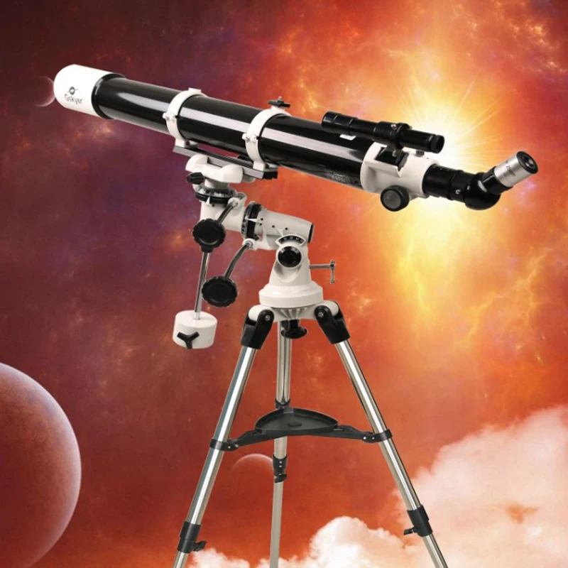 Gskyer EQ 80900 Telescope German Technology Starwatcher Refractors Saturn Ring Jupiter Moon Scope Astronomical Telesc
Gskyer EQ 80900 Telescope German Technology Starwatcher Refractors Saturn Ring Jupiter Moon Scope Astronomical Telesc