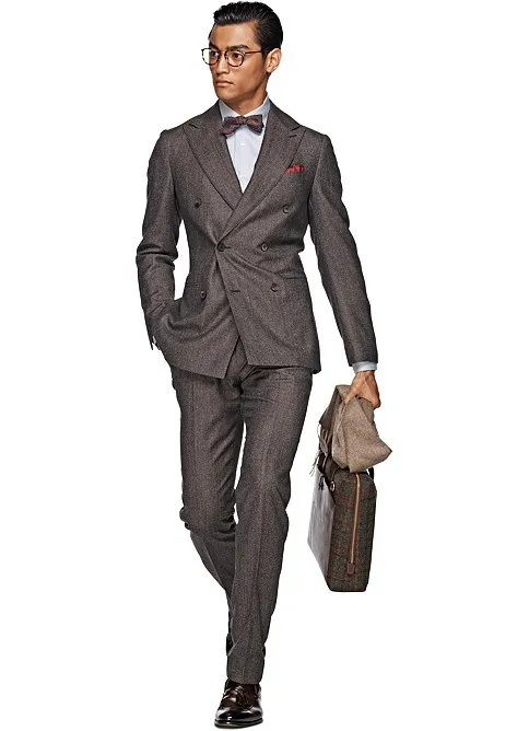 HOT SELLING 100% wool Hand made dark grey 2 pieces six buttons wide peak lapel cheap mens suits
HOT SELLING 100% wool Hand made dark grey 2 pieces six buttons wide peak lapel cheap mens suits