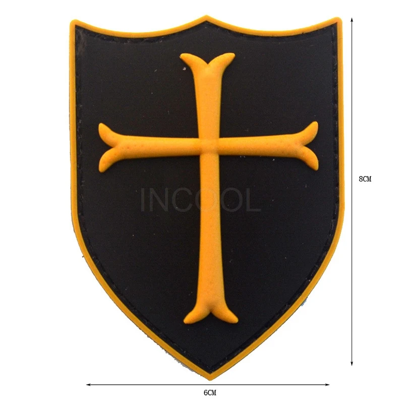 3D PVC Christian Cross Crusade Seals Morale Patch US Army Tactical Emblem Badges Hook Rubber Patches For Clothing Backpack Bags
3D PVC Christian Cross Crusade Seals Morale Patch US Army Tactical Emblem Badges Hook Rubber Patches For Clothing Backpack Bags