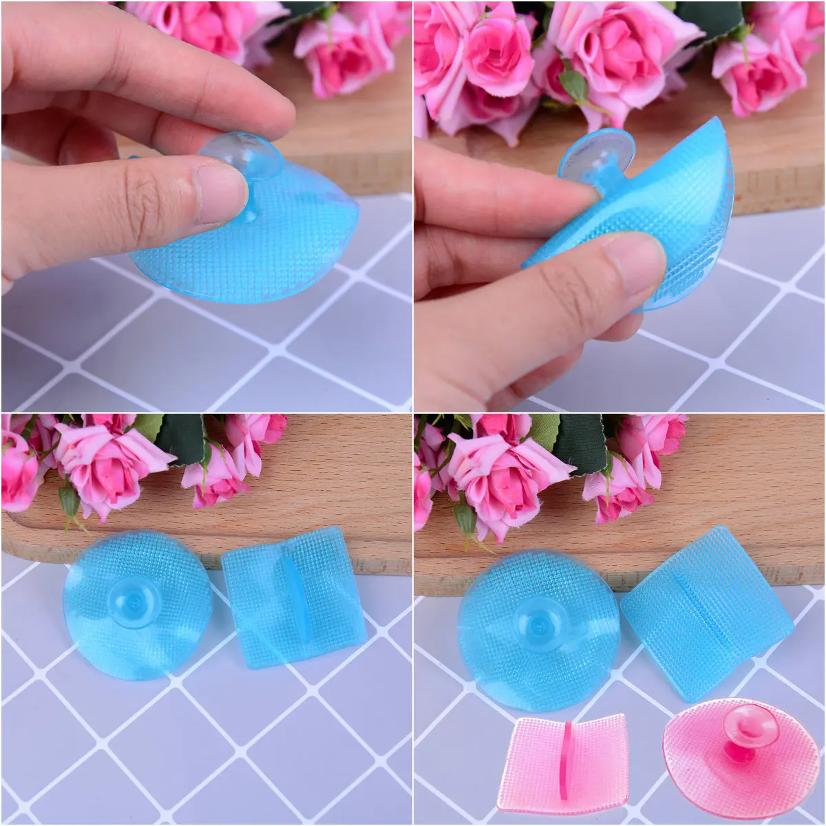 2pcs Soft Baby shampo Silicone Facial Cleansing Brush Face Washing Exfoliating Square+Round Remover Skin SPA Scrub Pad Tool
2pcs Soft Baby shampo Silicone Facial Cleansing Brush Face Washing Exfoliating Square+Round Remover Skin SPA Scrub Pad Tool