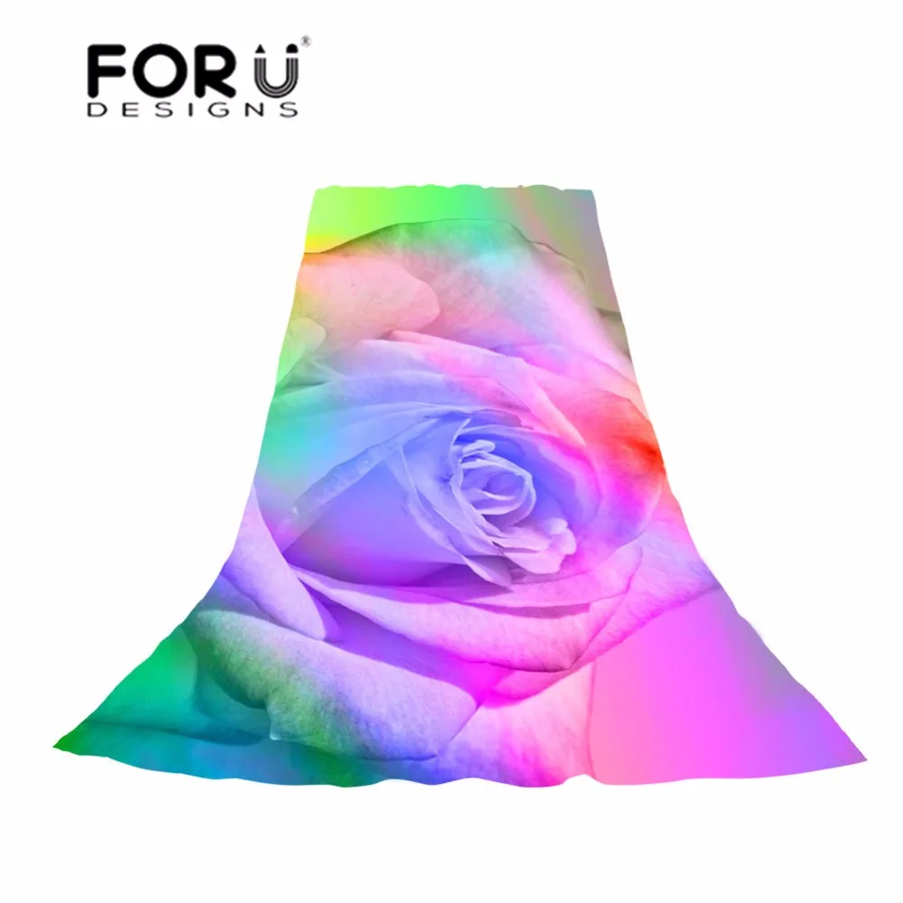 FORUDESIGNS 3D Rainbow Rose Printing Scarf Ladies Colorful Flower Pattern Slik Scarves Female Fashion Long Shawl for Party Dress
FORUDESIGNS 3D Rainbow Rose Printing Scarf Ladies Colorful Flower Pattern Slik Scarves Female Fashion Long Shawl for Party Dress