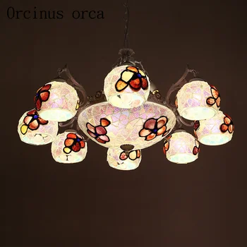 Continental Mediterranean living room chandelier natural shell lamp bedroom dining room atmosphere Creative Art Chandelier
Continental Mediterranean living room chandelier natural shell lamp bedroom dining room atmosphere Creative Art Chandelier