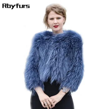 New stylish fur jacket raccoon fur Knitted coat Short paragraph Fashion round neck knit coat
New stylish fur jacket raccoon fur Knitted coat Short paragraph Fashion round neck knit coat