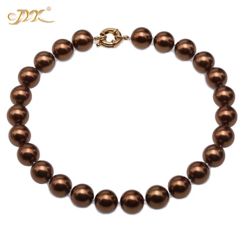 JYX 2019 charming necklace green 10mm Seashell Pearl Round Beads Necklace high quality 18" elegant jewelry for women
JYX 2019 charming necklace green 10mm Seashell Pearl Round Beads Necklace high quality 18" elegant jewelry for women