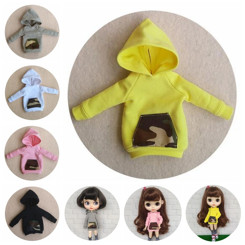 1PCS Blyth Doll Clothes Fashion Long Sleeve Hat Hoodie for ob24,Azone,Licca,Barbies, Kurhn 30CM 1/6 Doll Accessories for Dolls
1PCS Blyth Doll Clothes Fashion Long Sleeve Hat Hoodie for ob24,Azone,Licca,Barbies, Kurhn 30CM 1/6 Doll Accessories for Dolls