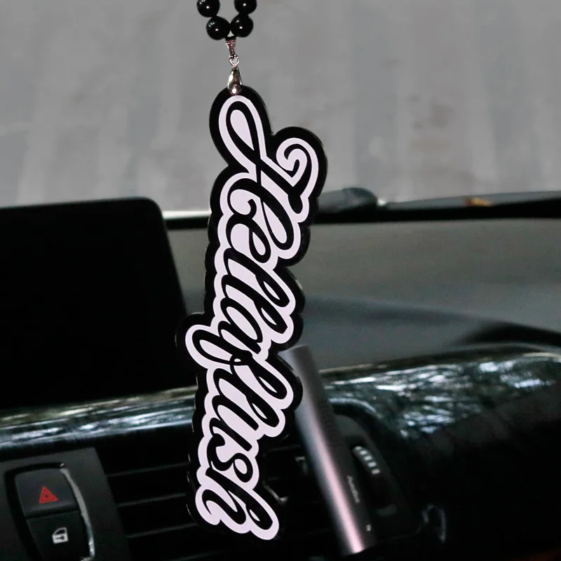Handwriting Font Hellaflush Badge Fashion Pendant Car Styling JDM Interior Rearview Mirror Ornament Beads Charm Hip Hop Necklace
Handwriting Font Hellaflush Badge Fashion Pendant Car Styling JDM Interior Rearview Mirror Ornament Beads Charm Hip Hop Necklace