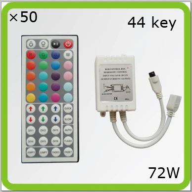 Wholesales50 PACK 12V PIR remote controller RGB wireless dimmer 5050 led strips accessories LED tape strings 72W color changing
Wholesales50 PACK 12V PIR remote controller RGB wireless dimmer 5050 led strips accessories LED tape strings 72W color changing