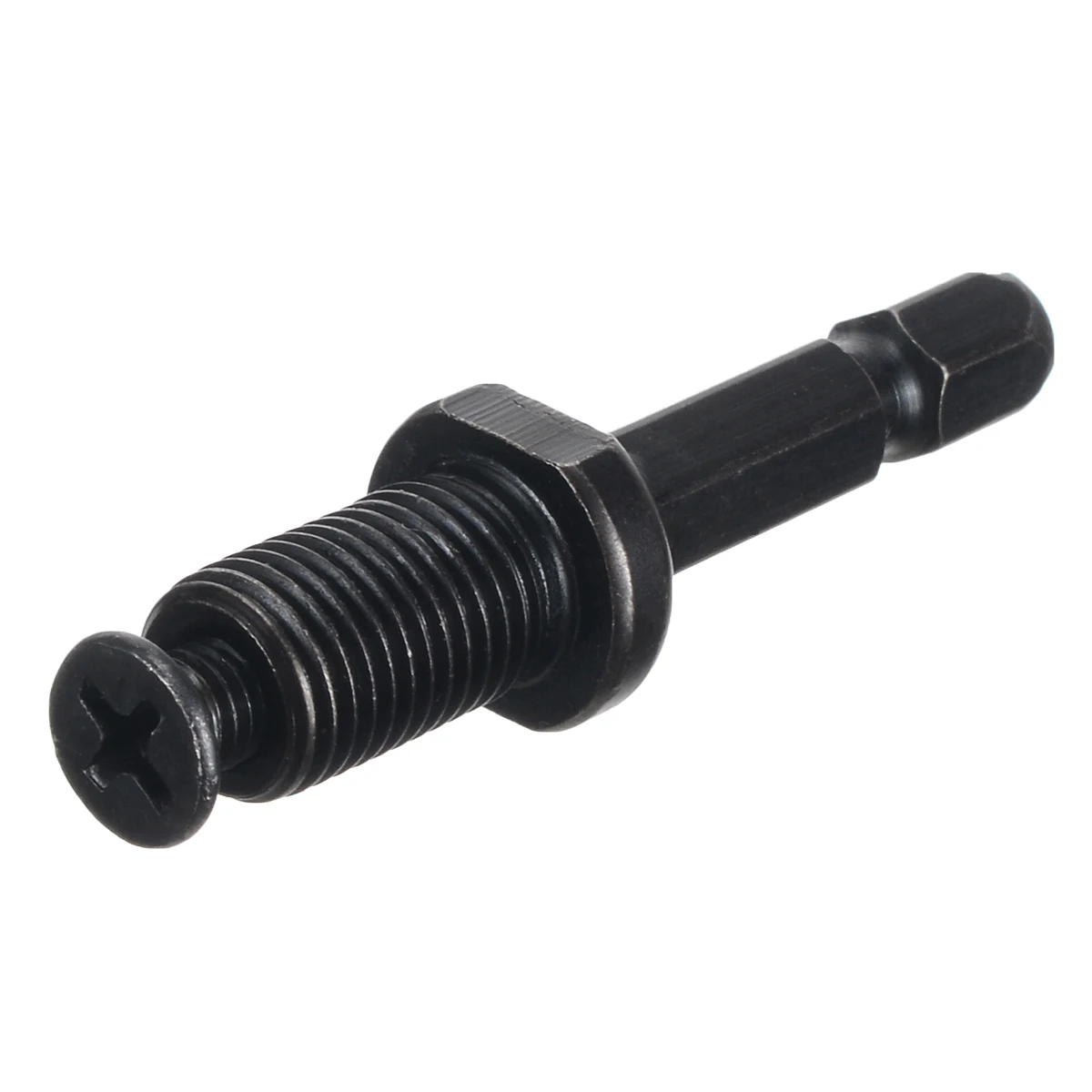 1pcs 0.8-10mm Keyless Drill Chuck Converter 3/8" 24UNF + Hex Shank SDS Adaptor