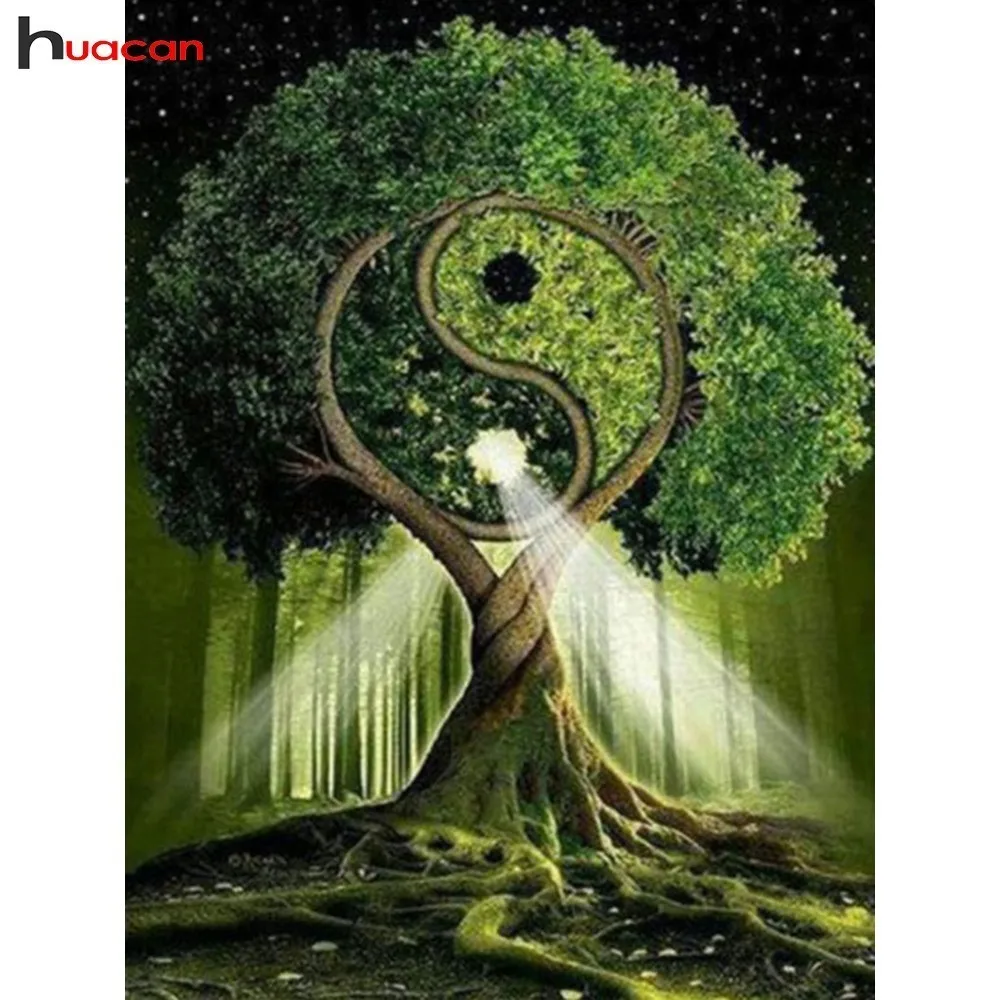 HUACAN Full Drill Square 5D DIY Diamond Painting Tree Diamond Embroidery Landscape Tai Chi Picture Of Rhinestone Decor Home
HUACAN Full Drill Square 5D DIY Diamond Painting Tree Diamond Embroidery Landscape Tai Chi Picture Of Rhinestone Decor Home