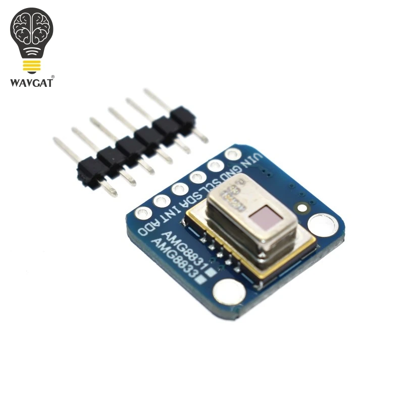 WAVGAT official AMG8833 IR 8*8 Thermal Imager Array Temperature Sensor Module 8x8 Infrared Camera Sensor
WAVGAT official AMG8833 IR 8*8 Thermal Imager Array Temperature Sensor Module 8x8 Infrared Camera Sensor