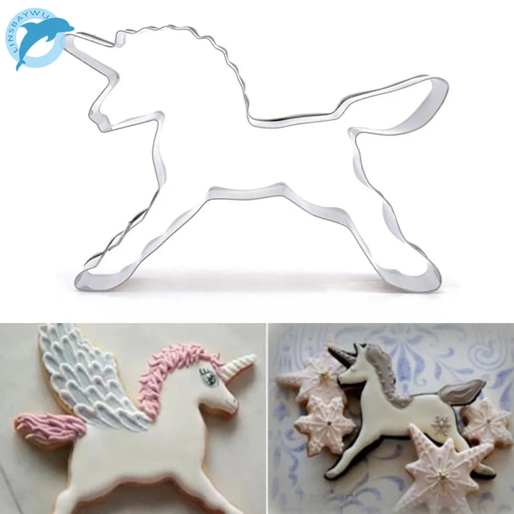 LINSBAYWUNew Coming 1Pcs Unicorn Horse Shape Cookies Cutter Fondant Cake Decorating Chocolate Biscuit Pastry Mould Baking Tools
LINSBAYWUNew Coming 1Pcs Unicorn Horse Shape Cookies Cutter Fondant Cake Decorating Chocolate Biscuit Pastry Mould Baking Tools