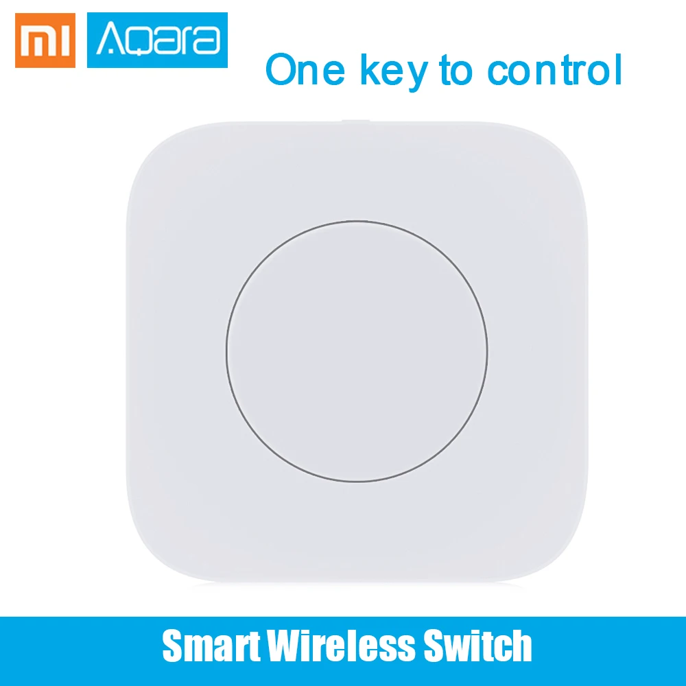 Xiaomi Mijia Aqara Smart Wireless Switch Smart Remote One Key Control Aqara Intelligent Application Home Security APP Control
Xiaomi Mijia Aqara Smart Wireless Switch Smart Remote One Key Control Aqara Intelligent Application Home Security APP Control
