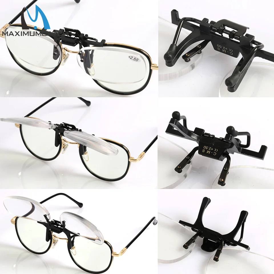 Maximumcatch Clip Presbyopic Square Glasses Rimless Portable Cilp on Reading Glasses +1.5 +2.0 +2.5
Maximumcatch Clip Presbyopic Square Glasses Rimless Portable Cilp on Reading Glasses +1.5 +2.0 +2.5