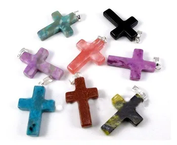 100pcs nice Cross Nature Stone Pendants fashion charms pendant mixed colors free shipping
100pcs nice Cross Nature Stone Pendants fashion charms pendant mixed colors free shipping