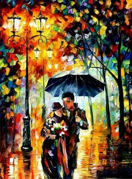 Modern handmade painting Lovers walking under umbralle on oil painting canvas for house decor and wall art poster
Modern handmade painting Lovers walking under umbralle on oil painting canvas for house decor and wall art poster