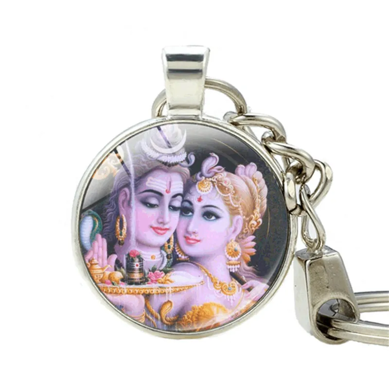 Krishna Hindu Pendant keychains Parvati and Shiva Lovers God Deity Unusual Gifts For Couples Key Chain
Krishna Hindu Pendant keychains Parvati and Shiva Lovers God Deity Unusual Gifts For Couples Key Chain