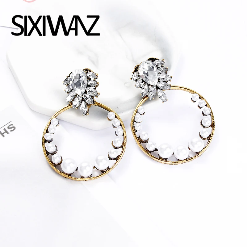 Simulated Pearl Circle Earrings Pendientes 2019 New Vintage Japan Korean Hoop Earrings For Women Handmade Sweet Gifts Jewelry
Simulated Pearl Circle Earrings Pendientes 2019 New Vintage Japan Korean Hoop Earrings For Women Handmade Sweet Gifts Jewelry