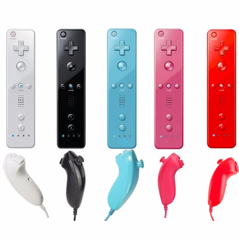 2-in-1 Wireless Remote Controller+Nunchuk Control for Nintend Wii Built-in Motion Plus Wii U gamepad joystick+Silicone Case
2-in-1 Wireless Remote Controller+Nunchuk Control for Nintend Wii Built-in Motion Plus Wii U gamepad joystick+Silicone Case