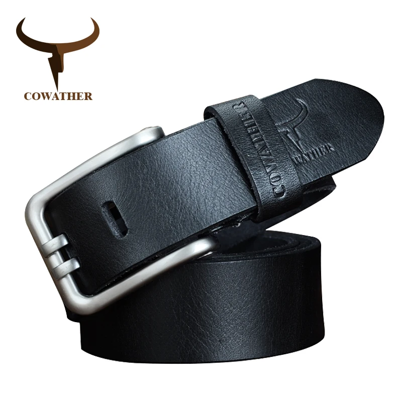 COWATHER 100% cowhide genuine leather men belts pin buckle male belt strap top quality alloy exquisite cintos free shipping
COWATHER 100% cowhide genuine leather men belts pin buckle male belt strap top quality alloy exquisite cintos free shipping