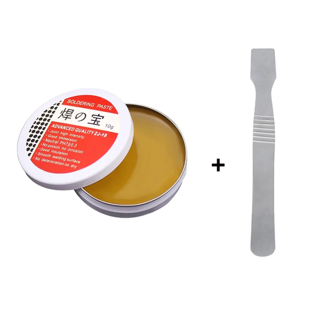 Soldering Paste with Scraper Mild Rosin Environmental Soldering Flux PCB IC Parts Welding Soldering Gel Tool for Metalworking
Soldering Paste with Scraper Mild Rosin Environmental Soldering Flux PCB IC Parts Welding Soldering Gel Tool for Metalworking