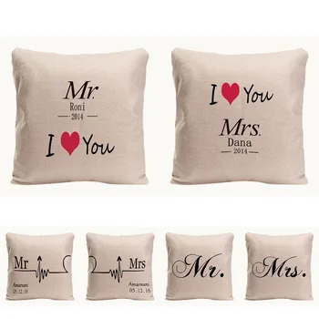 Mr. Right Mrs. Always Right Cushion Cover Home Decorative Pillow Case Lover Cotton Linen Decor Pillowcase For Sofa Car Covers
Mr. Right Mrs. Always Right Cushion Cover Home Decorative Pillow Case Lover Cotton Linen Decor Pillowcase For Sofa Car Covers