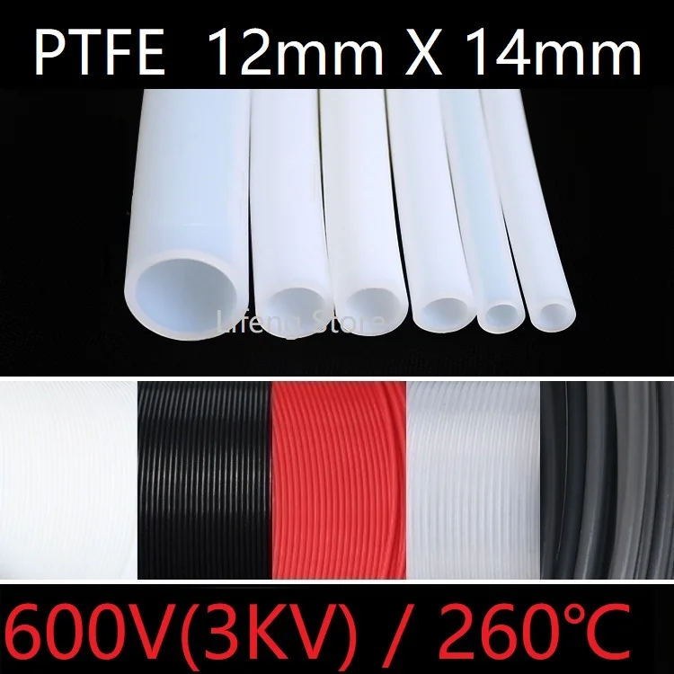 Teflon Tube ID 12mm x 14mm OD PTFE Insulated Rigid Capillary F4 Pipe High Low Temperature Resistant Transmit Hose 3KV Colorful
Teflon Tube ID 12mm x 14mm OD PTFE Insulated Rigid Capillary F4 Pipe High Low Temperature Resistant Transmit Hose 3KV Colorful