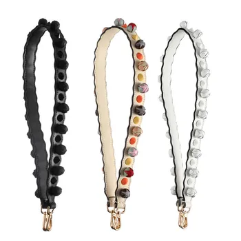 New Arrival Genuine Leather Flowers With Rivets Design 90cm Chic Shoulder Bags Strap Women Trendy Handbag Strap Bag Belts Parts
New Arrival Genuine Leather Flowers With Rivets Design 90cm Chic Shoulder Bags Strap Women Trendy Handbag Strap Bag Belts Parts