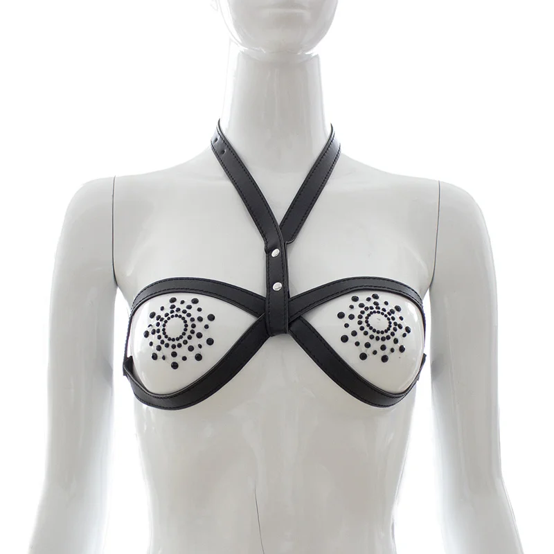 Gothic Leather Exotic Tanks Bra Sexy Leather Passion Underwear For Lady Bondage Belts Party Club Festival Rave Sexy Flirting Toy
Gothic Leather Exotic Tanks Bra Sexy Leather Passion Underwear For Lady Bondage Belts Party Club Festival Rave Sexy Flirting Toy