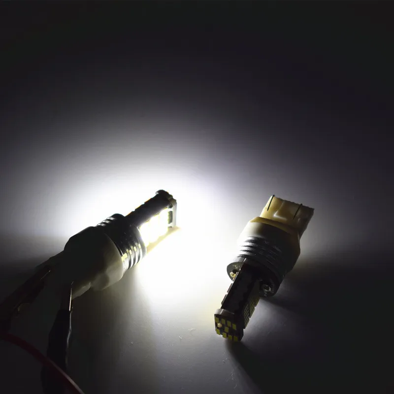 Car LED canbus light bulbs T25 3156 3157 T20 7443 7440 4014 45SMD Led turn light direction indicator lamp.06
