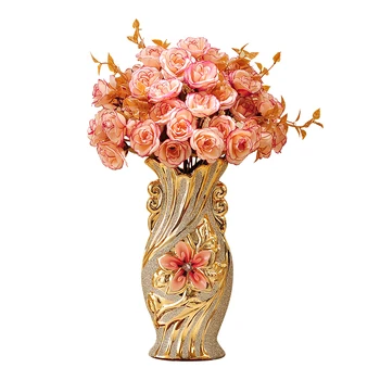 European Ceramic Vase Gold-plated Ceramic Vase Home Decor Creative Design Porcelain Decorative Flower Vase For Wedding Gift
European Ceramic Vase Gold-plated Ceramic Vase Home Decor Creative Design Porcelain Decorative Flower Vase For Wedding Gift