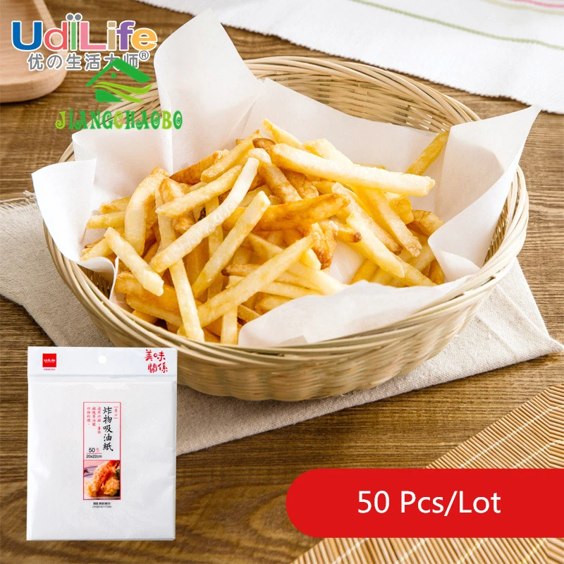 50Pcs/Lot Baking Oil-absorbing Paper Fried Pad Paper Baking Tool Food Oil Paper Snack Baking Paper
50Pcs/Lot Baking Oil-absorbing Paper Fried Pad Paper Baking Tool Food Oil Paper Snack Baking Paper
