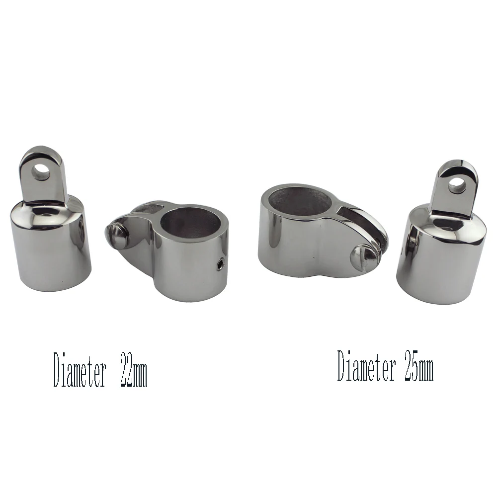 Stainless Deck Hinge Boat Bimini Top Fitting 2pcs Set 1pc Slide Cap and 1pc Slide Sleeve of SS316 7/8"(22mm) 1"(25mm)
Stainless Deck Hinge Boat Bimini Top Fitting 2pcs Set 1pc Slide Cap and 1pc Slide Sleeve of SS316 7/8"(22mm) 1"(25mm)