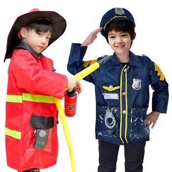 Kids Fireman Firefighter Policeman Uniform Cosplay Costume Fireman Axe Extinguisher Policeman Handcuffs Walkie Pretend Play Toy
Kids Fireman Firefighter Policeman Uniform Cosplay Costume Fireman Axe Extinguisher Policeman Handcuffs Walkie Pretend Play Toy