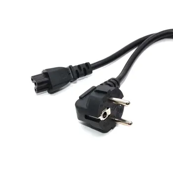 

Germany Euro C5 AC Power Cord 1.5m Schuko CEE7/7 Power Supply Lead Cable Wires For Notebook Laptop AC Adapters Micky connecter