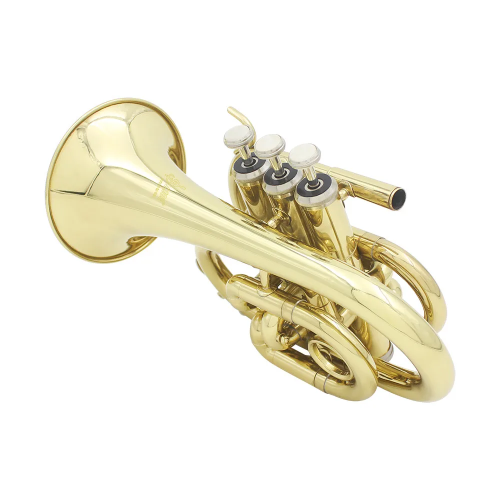 Sales SLADE LADE Professional Authentic Bach Palm Pocket Trumpet Musical Instrument Tone Flat Trumpete First Choice 
Sales SLADE LADE Professional Authentic Bach Palm Pocket Trumpet Musical Instrument Tone Flat Trumpete First Choice