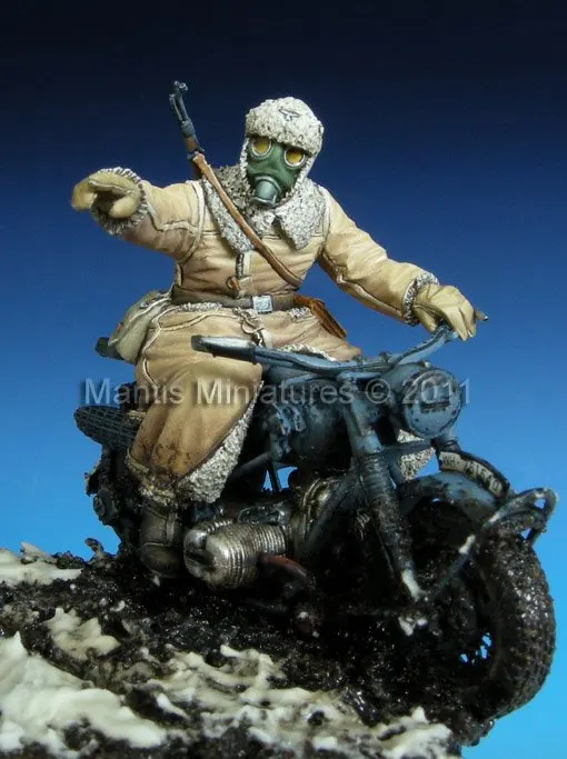 Pre order goods-MM 35029 1/35 World War II German Motorcycle Cavalry