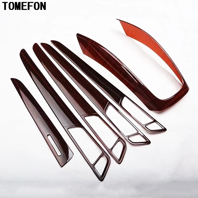 TOMEFON For Audi Q5 2013-2016 ABS Plastic Wood Paint Front Gear Shif Panel Frame 4 Door Handle Trim Interior Accessories
TOMEFON For Audi Q5 2013-2016 ABS Plastic Wood Paint Front Gear Shif Panel Frame 4 Door Handle Trim Interior Accessories