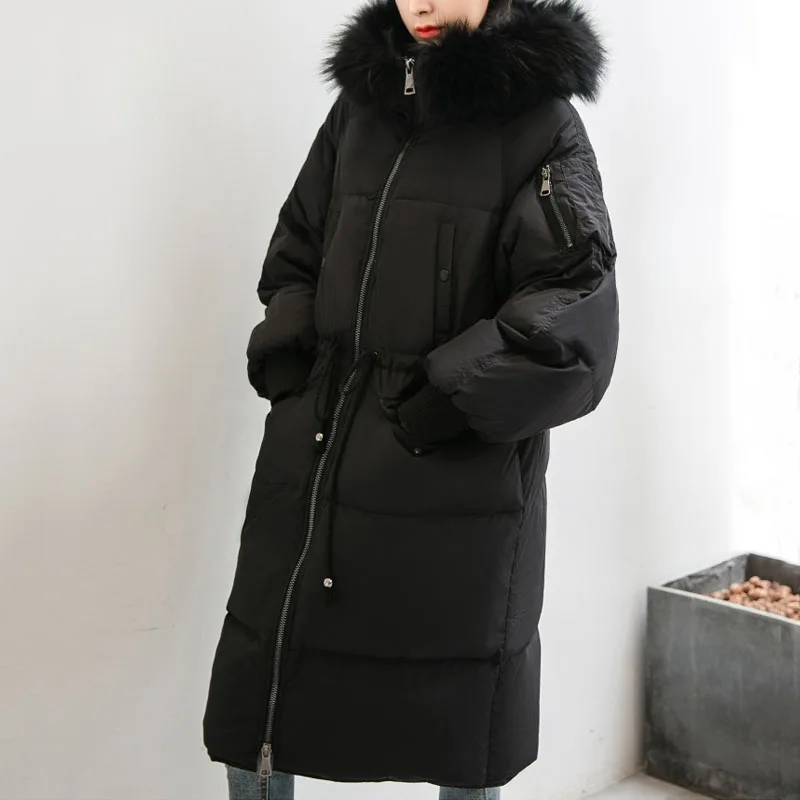 Winter Jacket Women 2018 Fashion Brand Big Raccoon Fur Collar Hood Coat Long Slim Warm Real Fur Jacket Winter Parka For Women
Winter Jacket Women 2018 Fashion Brand Big Raccoon Fur Collar Hood Coat Long Slim Warm Real Fur Jacket Winter Parka For Women