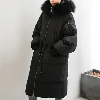Winter Jacket Women 2018 Fashion Brand Big Raccoon Fur Collar Hood Coat Long Slim Warm Real Fur Jacket Winter Parka For Women
Winter Jacket Women 2018 Fashion Brand Big Raccoon Fur Collar Hood Coat Long Slim Warm Real Fur Jacket Winter Parka For Women
