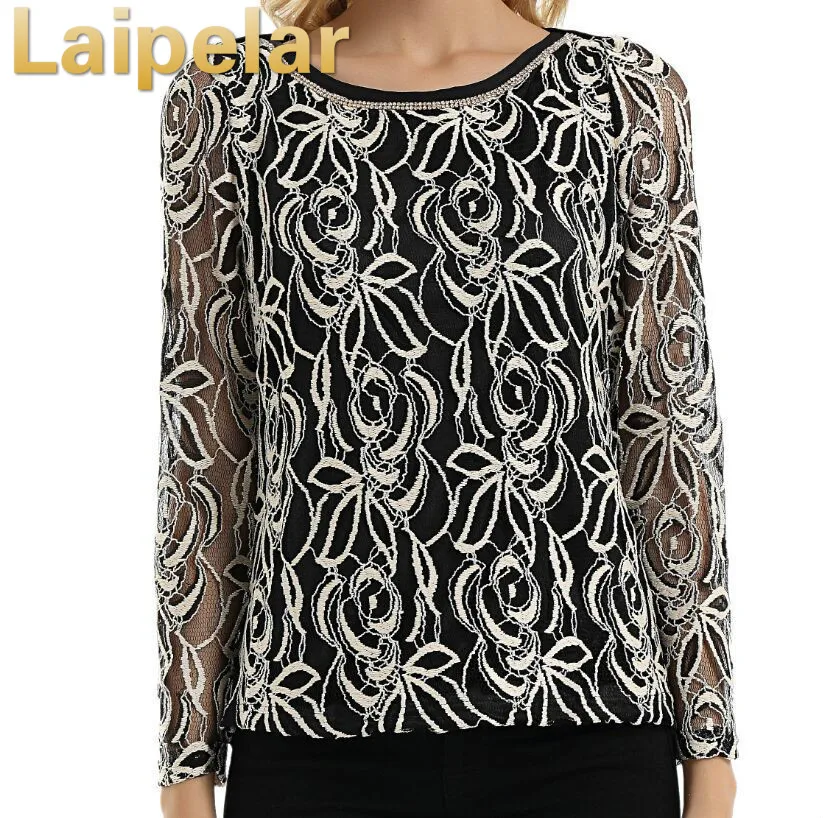 Laipelar New Plus Size Long Sleeve Lace women Chiffon Blouse hollow out elegant fashion casual Shirt top blouses
Laipelar New Plus Size Long Sleeve Lace women Chiffon Blouse hollow out elegant fashion casual Shirt top blouses