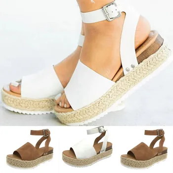 2020 Wedges Shoes For Women High Heels Sandals Summer Shoes Chaussures Femme Buckle Ankle Strap Open Toe Sandals
2020 Wedges Shoes For Women High Heels Sandals Summer Shoes Chaussures Femme Buckle Ankle Strap Open Toe Sandals