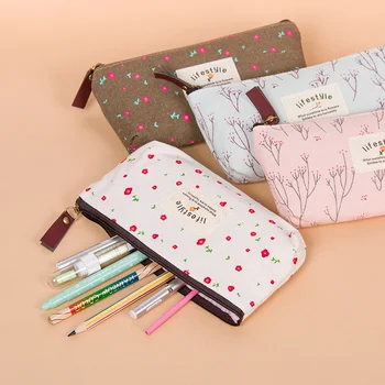 1 PC Hot Sale Small Floral Pencil Case Canvas Storage Pouch Pen Bag Small Fresh Canvas Zipper Pencil Box Office Supplies
1 PC Hot Sale Small Floral Pencil Case Canvas Storage Pouch Pen Bag Small Fresh Canvas Zipper Pencil Box Office Supplies