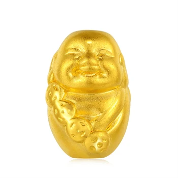 Pure 24K Yellow Gold Coin Smile Buddha Pendant 3D 999 Gold Necklace Pendant 1.15g
Pure 24K Yellow Gold Coin Smile Buddha Pendant 3D 999 Gold Necklace Pendant 1.15g